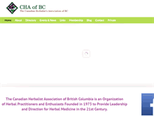 Tablet Screenshot of chaofbc.ca